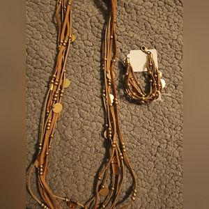 Necklace and bracelet